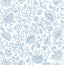 Seabrook Paisley Trail Blue Bell Wallpaper
