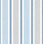 Seabrook Linen Cut Stripe Bluebird & Carrara Wallpaper