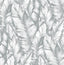 Seabrook Baha Banana Leaves Daydream Gray Wallpaper