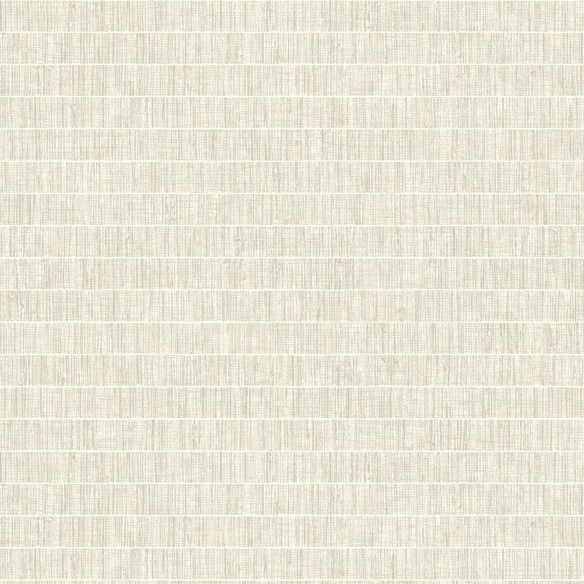 Seabrook Blue Grass Band White Willow Wallpaper