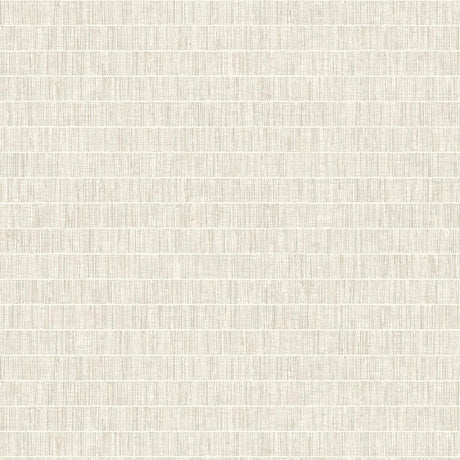 Seabrook Blue Grass Band White Willow Wallpaper