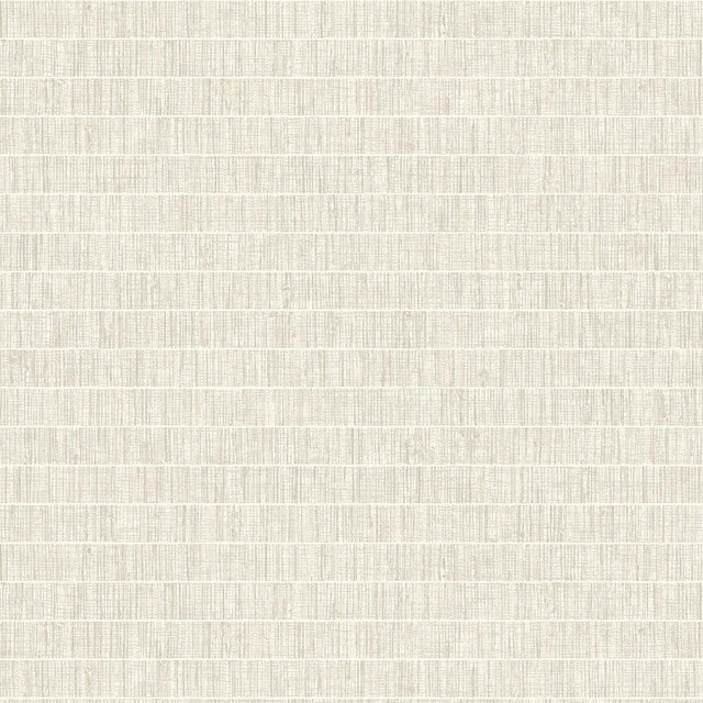 Seabrook Blue Grass Band White Willow Wallpaper