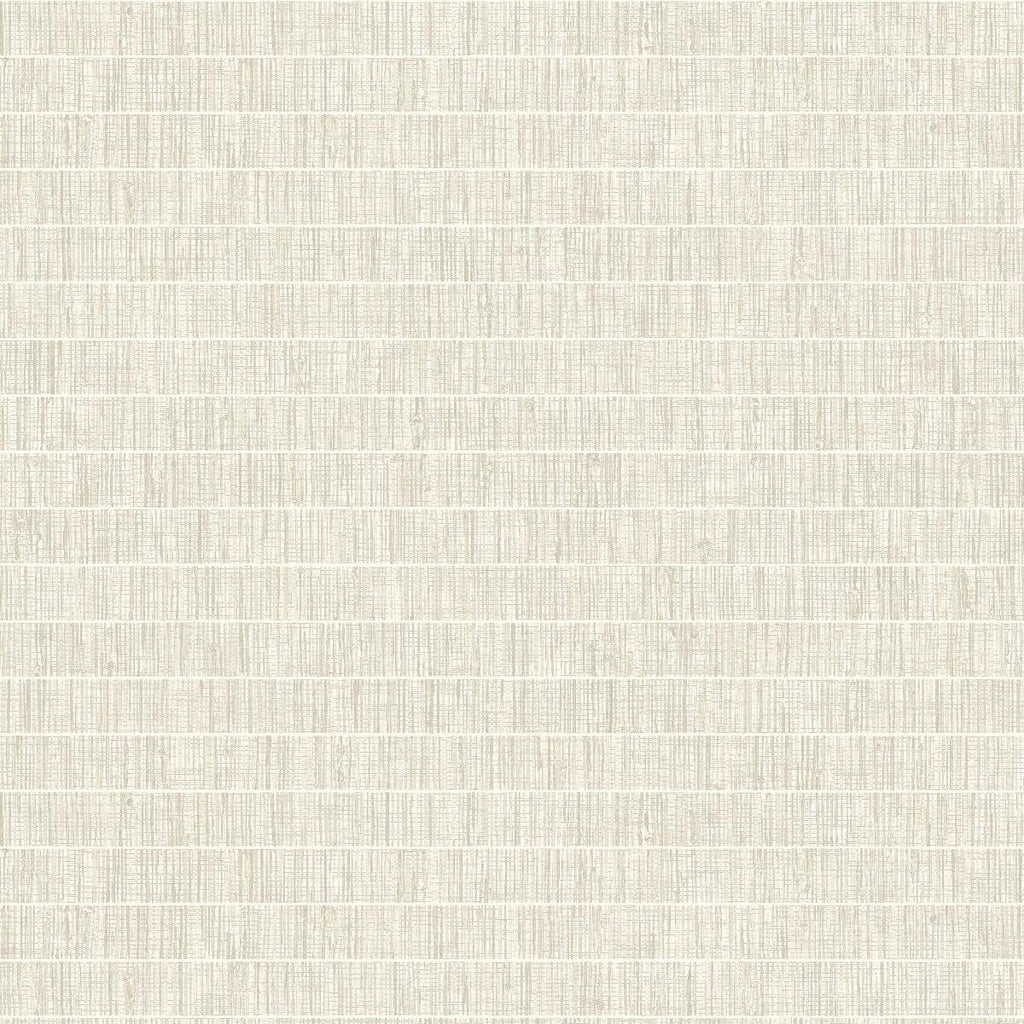Seabrook Blue Grass Band White Willow Wallpaper