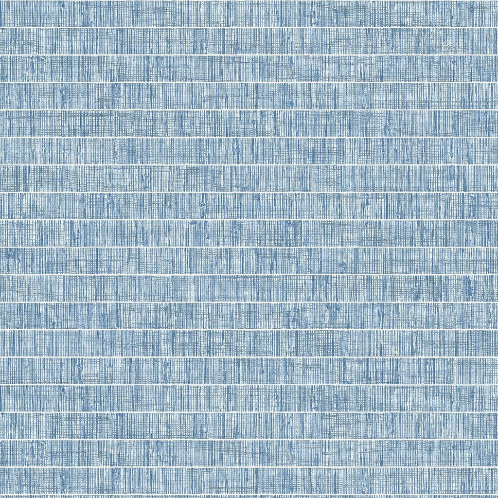 Seabrook Blue Grass Band Blue Wallpaper
