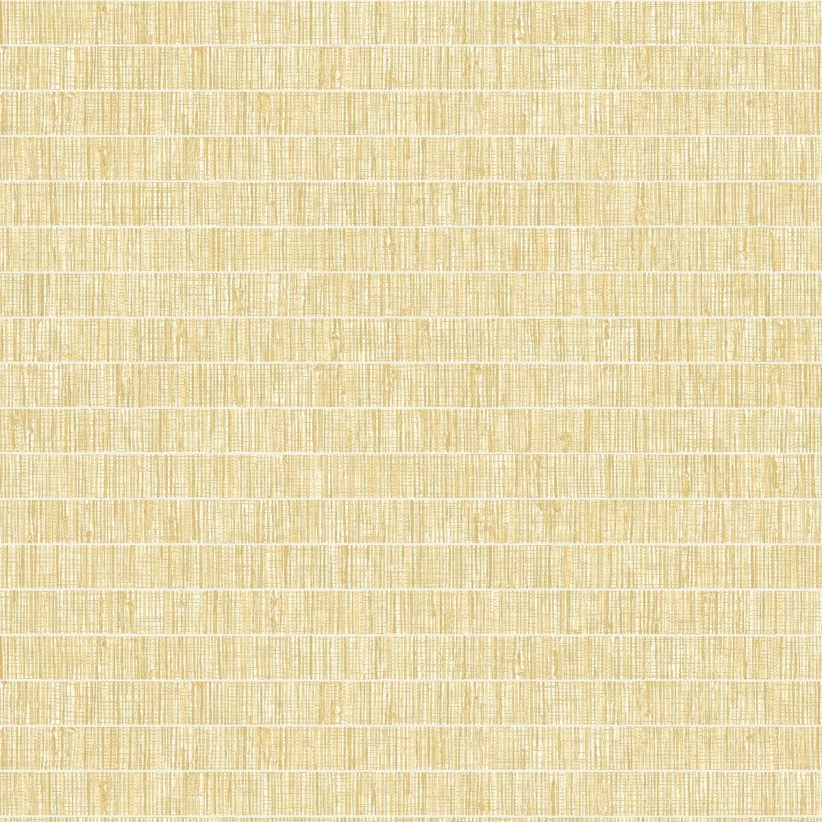 Seabrook Blue Grass Band Beige Wallpaper