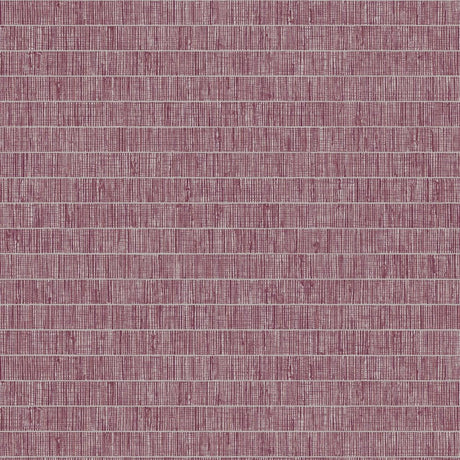 Seabrook Blue Grass Band Pink Pomona Wallpaper