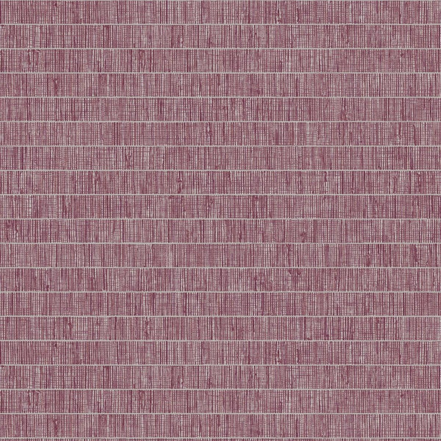Seabrook Blue Grass Band Pink Pomona Wallpaper