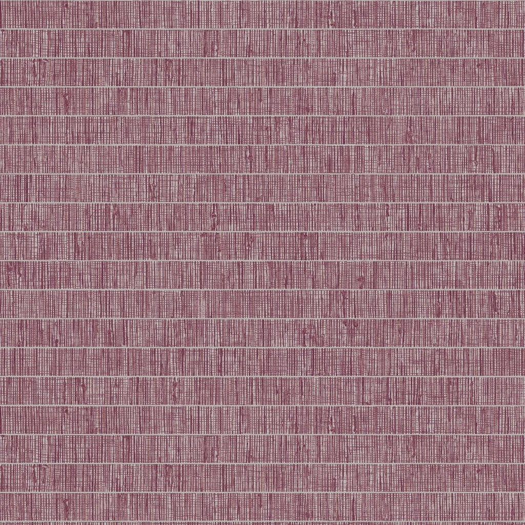 Seabrook Blue Grass Band Pink Pomona Wallpaper