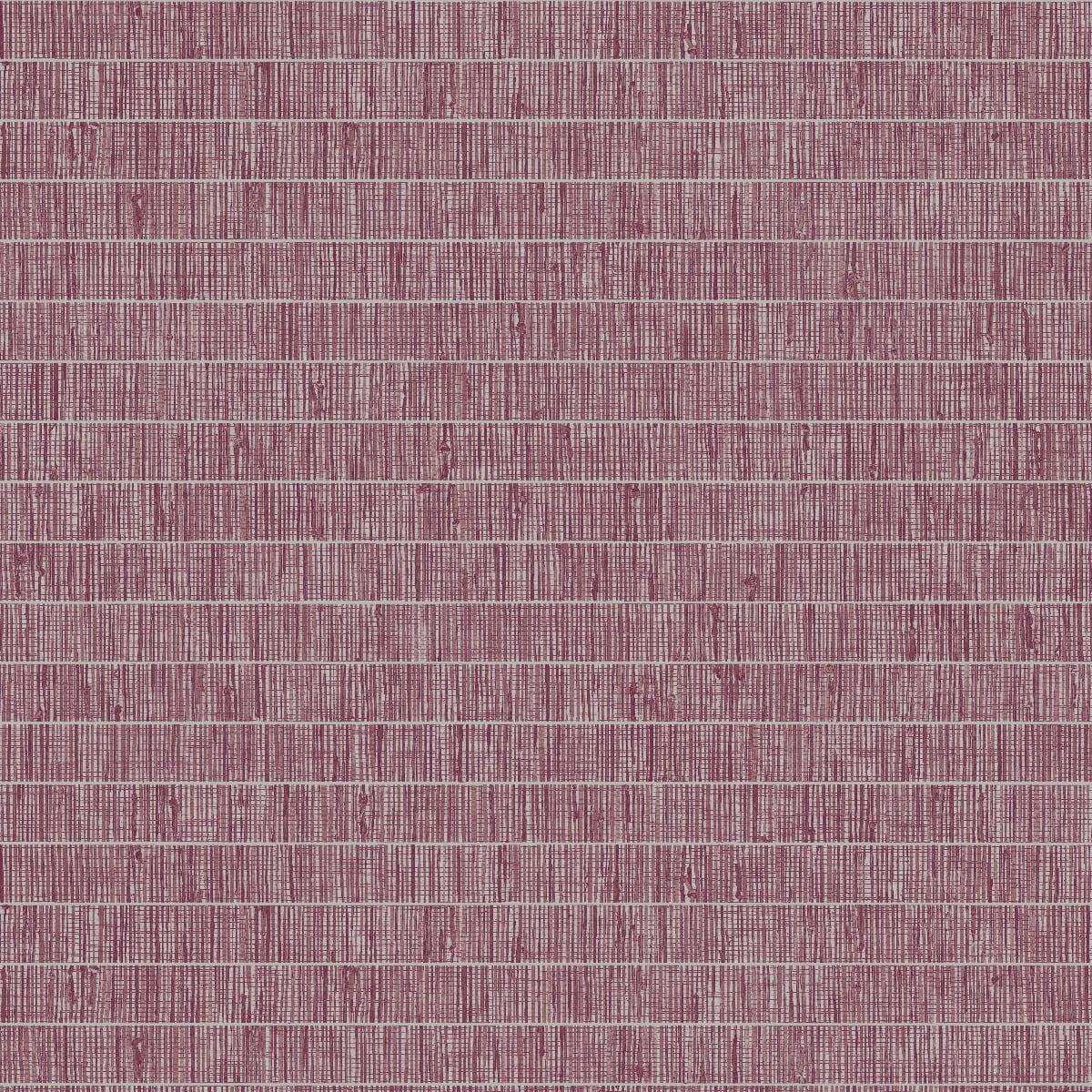 Seabrook Blue Grass Band Pink Wallpaper