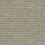 Seabrook Blue Grass Band Brown Wallpaper