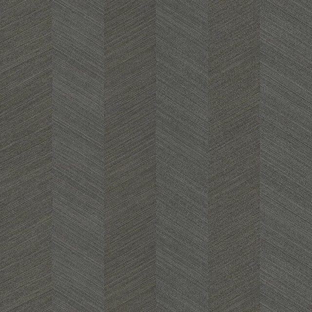 Seabrook Chevy Hemp Nori Wallpaper