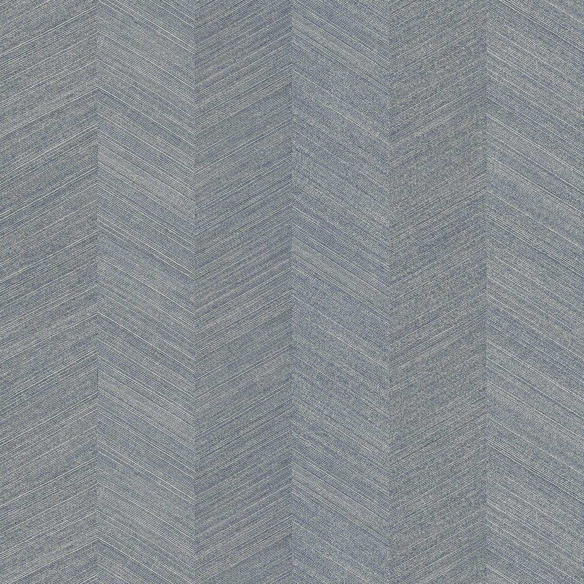 Seabrook Chevy Hemp Blue Wallpaper