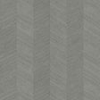 Seabrook Chevy Hemp Stone Gray Wallpaper