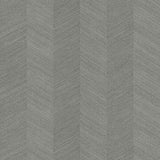 Seabrook Chevy Hemp Stone Gray Wallpaper