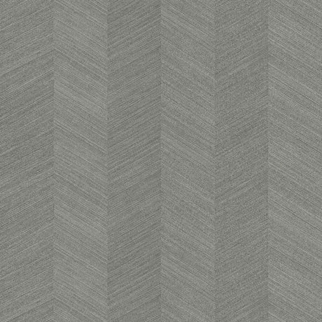 Seabrook Chevy Hemp Grey Wallpaper