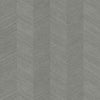 Seabrook Chevy Hemp Stone Gray Wallpaper