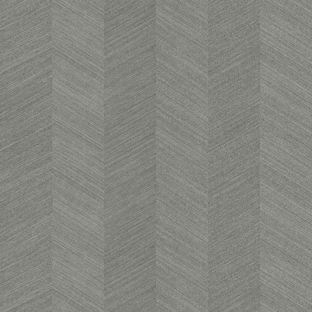 Seabrook Chevy Hemp Grey Wallpaper