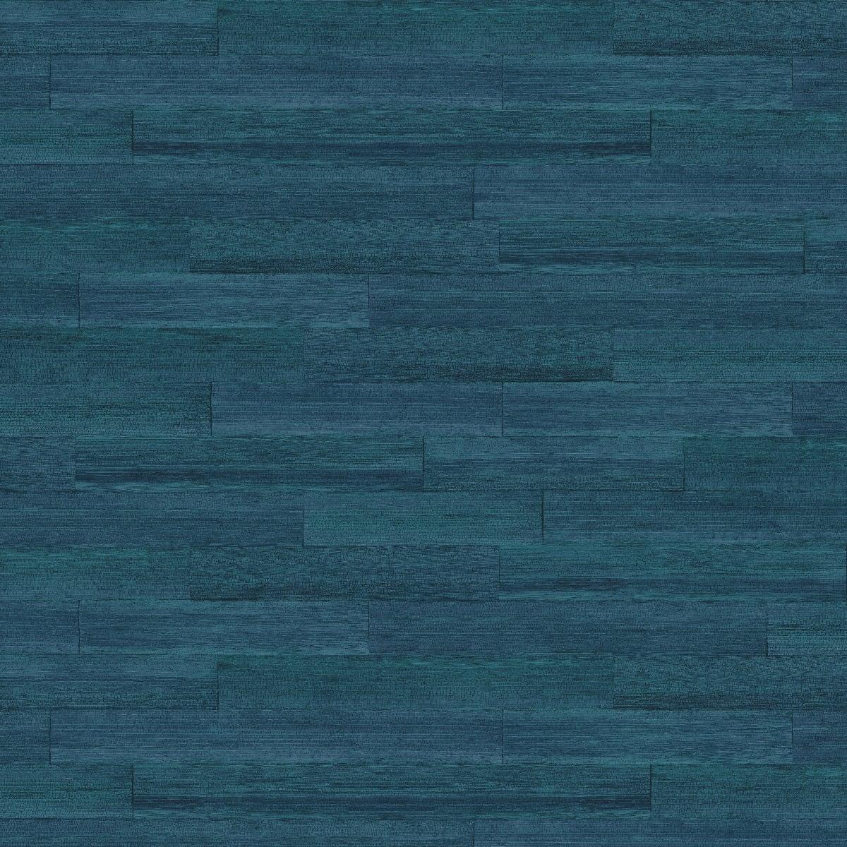 Seabrook Husky Banana Royal Blue Wallpaper