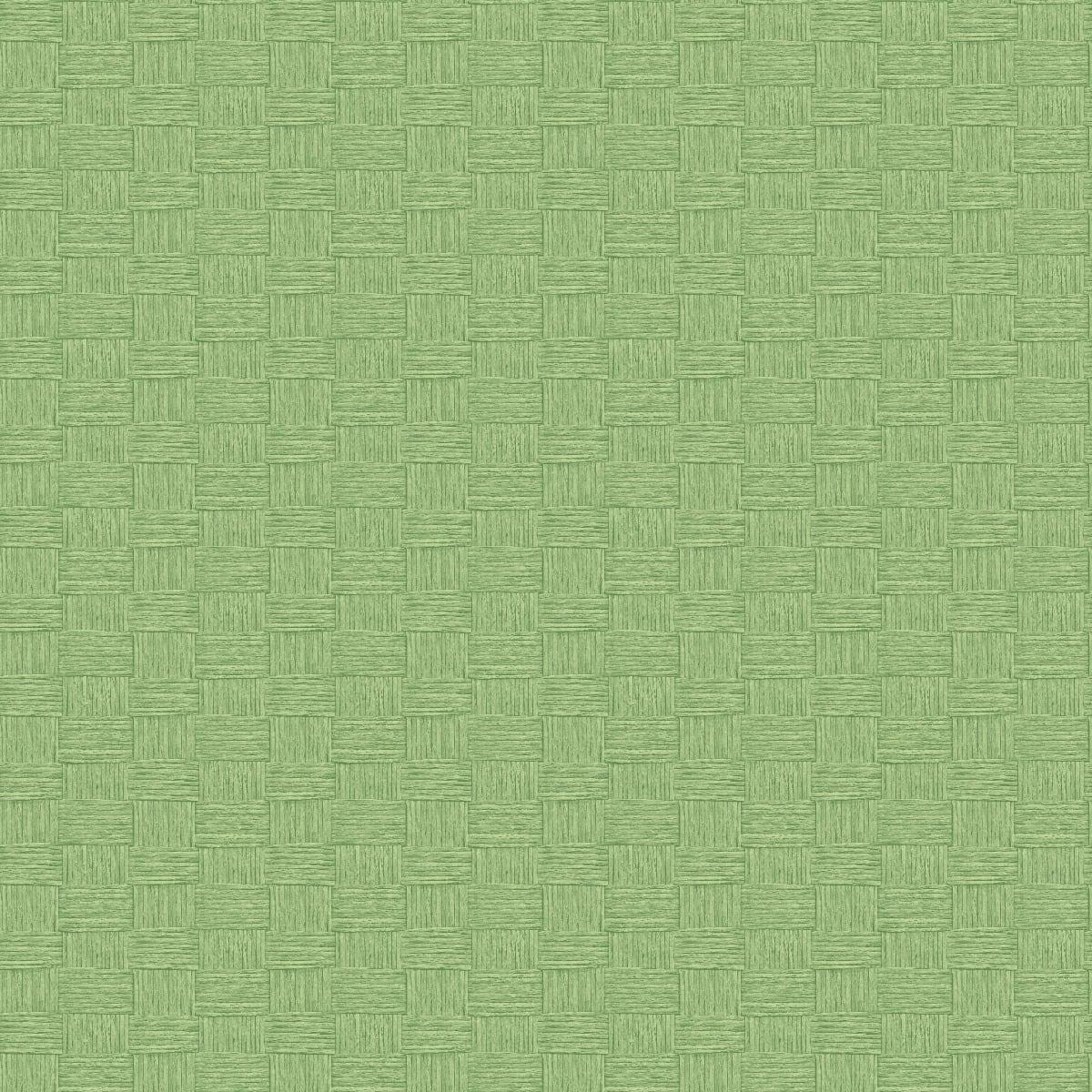 Seabrook Seagrass Weave Green Wallpaper