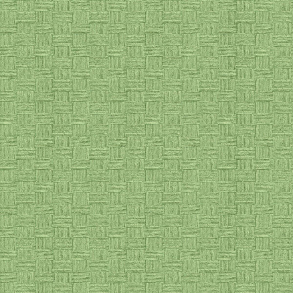 Seabrook Seagrass Weave Green Wallpaper