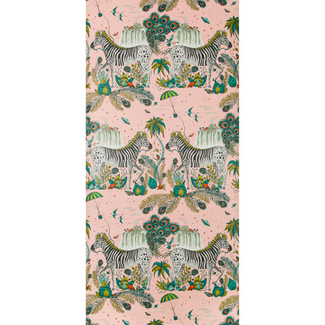 Clarke & Clarke LOST WORLD PINK Wallpaper