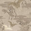 JF Fabrics 52098 Beige/Cream/Brown & Ivory (36) Wallpaper