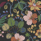 JF Fabrics 52107 Black (69) Wallpaper