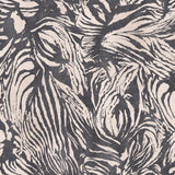 JF Fabrics 9027 Black/Cream/Gold (99) Wallpaper
