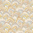 JF Fabrics 9061 Rust/Yellow/Blue/Mauve (15) Wallpaper