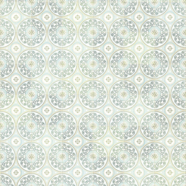 JF Fabrics 52117 Blue/Green (62) Mural