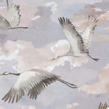 JF Fabrics 9062 Soft greys/Silver/Cream & Mauve (52) Mural