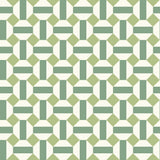Cole & Son ALICATADO LEAF GREENS ON CHALK Wallpaper