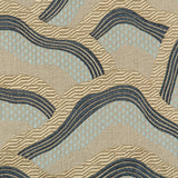 Brunschwig & Fils LES RIZIERES EMB BLUE/AQUA Fabric