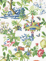 Scalamandre Shantung Garden | Removable Bloom Wallpaper
