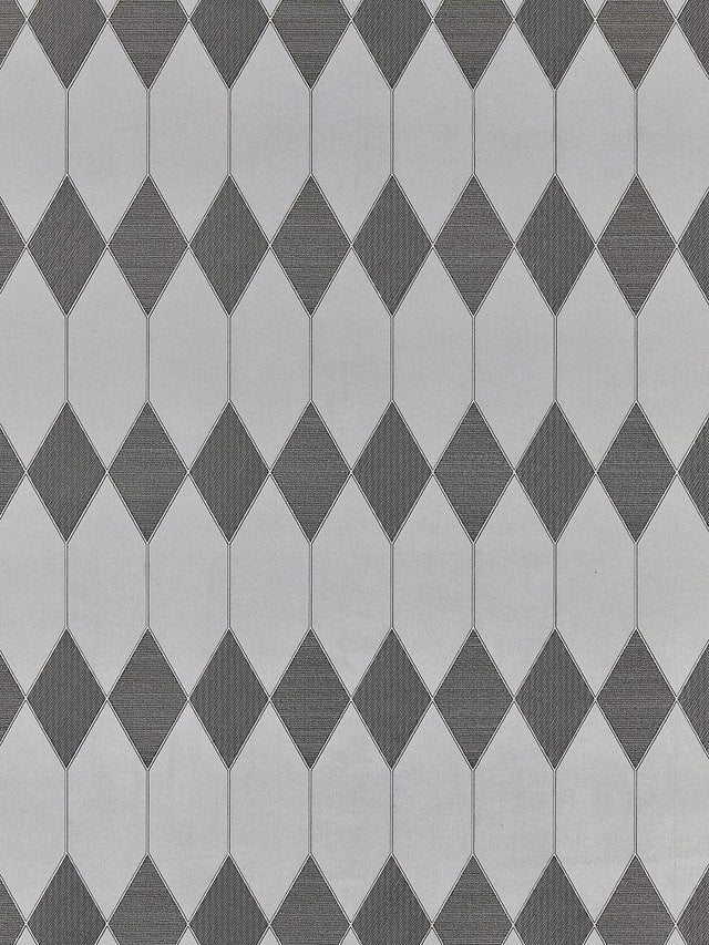 Scalamandre Cadence Silver Wallpaper