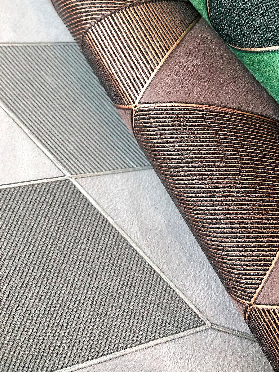 Scalamandre Cadence Silver Wallpaper