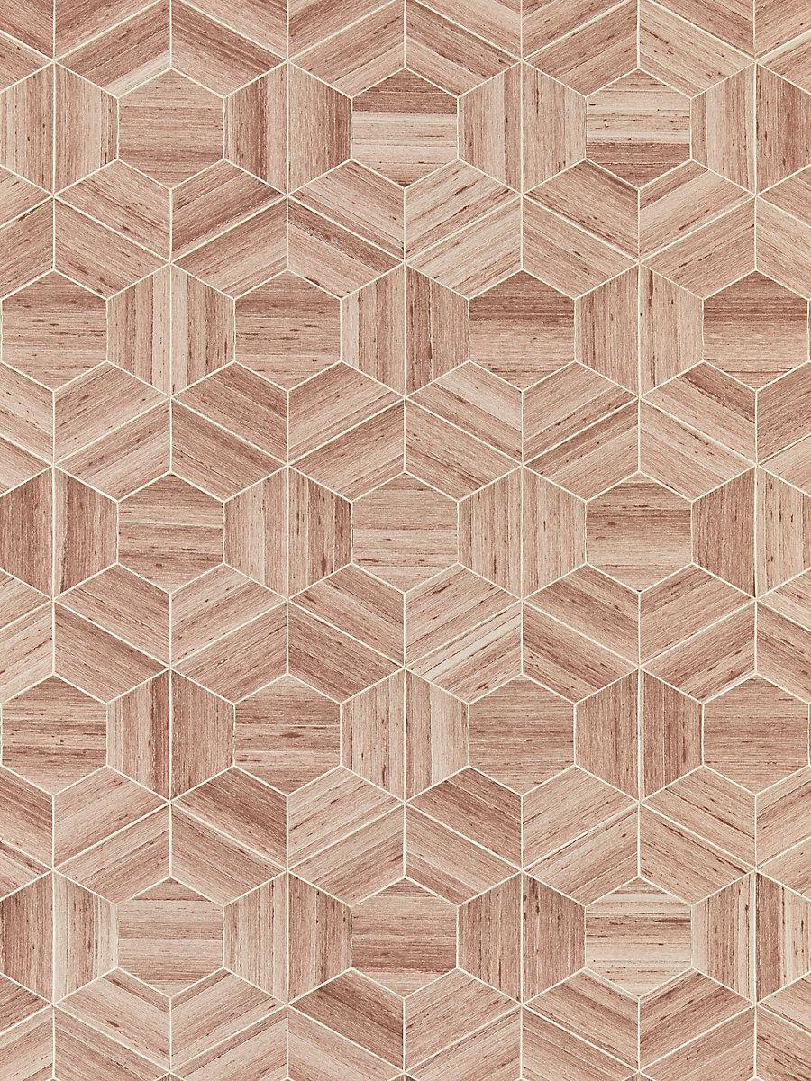Scalamandre Hive | Slub Creme Wallpaper