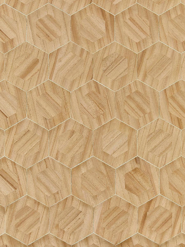 Scalamandre Hexad Balsa Wallpaper