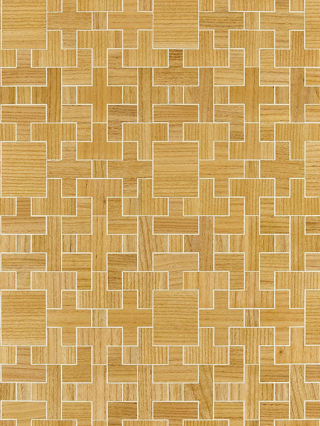 Scalamandre Allegro | Wood Macademia Wallpaper