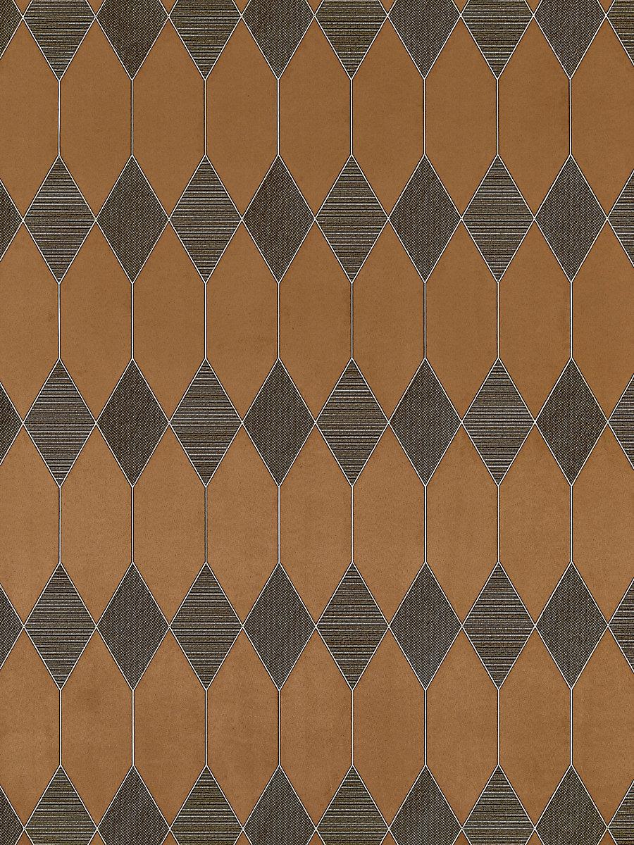 Scalamandre Cadence Bronze Wallpaper