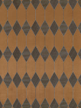 Scalamandre Cadence Bronze Wallpaper