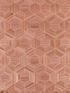 Scalamandre Hive - Wood Rosewood Wallpaper