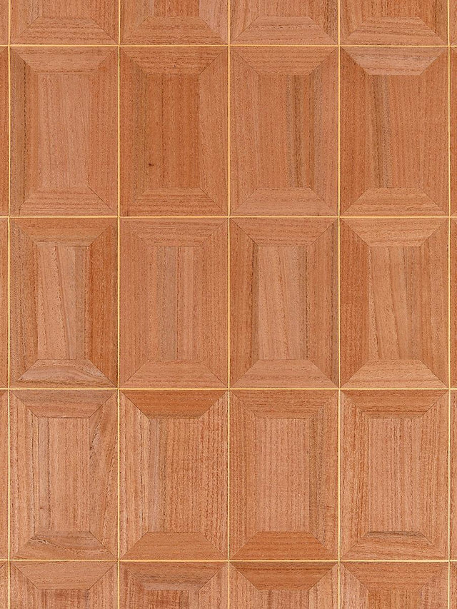 Scalamandre Libro | Wood Red Hen Wallpaper