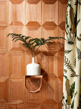 Scalamandre Libro | Wood Red Hen Wallpaper