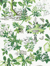 Scalamandre Shantung Garden - Removable Verdance Wallpaper