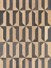 Scalamandre Mezzo - Wood Natural & Slate Wallpaper