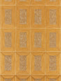 Scalamandre Libro | Woven Golden Wallpaper