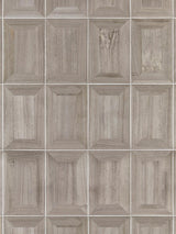 Scalamandre Libro | Wood Greystone Wallpaper