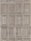 Scalamandre Libro | Wood Greystone Wallpaper