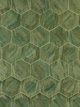 Scalamandre Hexad Verdant Wallpaper